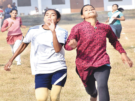 Students showed stamina