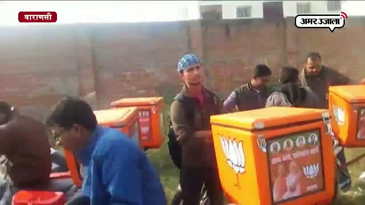 वाराणसी, बीजेपी, बाइक, कमल संदेश यात्रा 