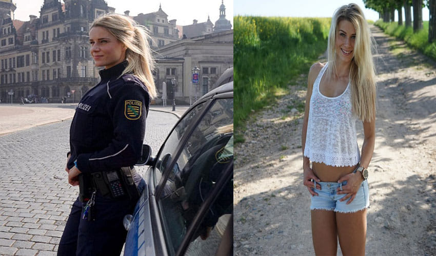 Hot female police officer is taking internet by storm