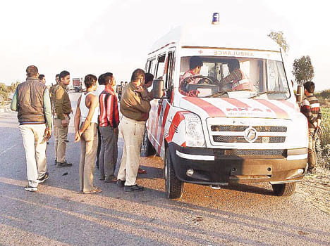 Two bike riders truck was thrashed to death