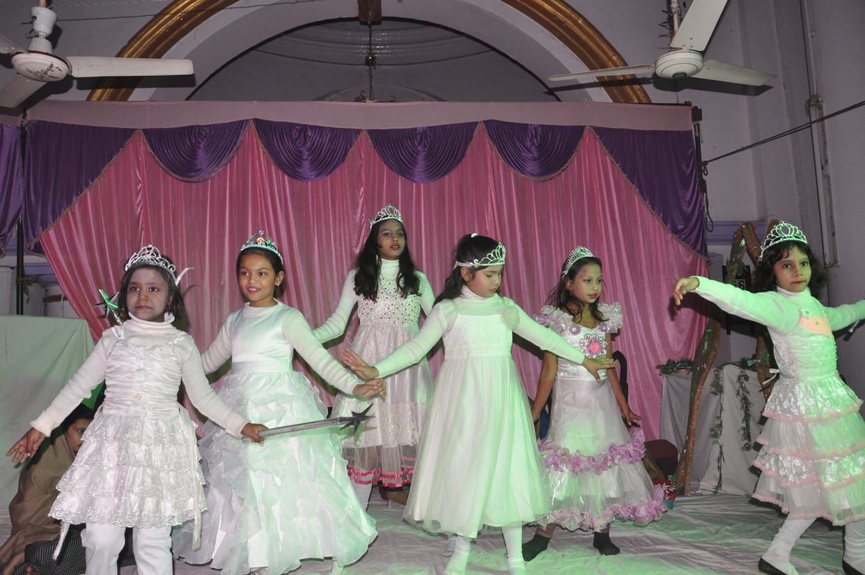 Christmas celeberation in churches