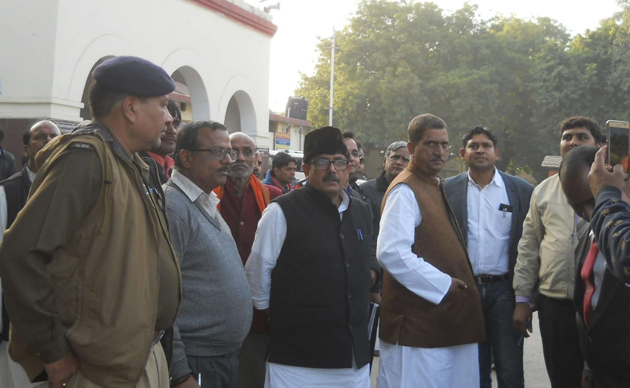 the dome of railway station will be constructed as vindhyawasini temple