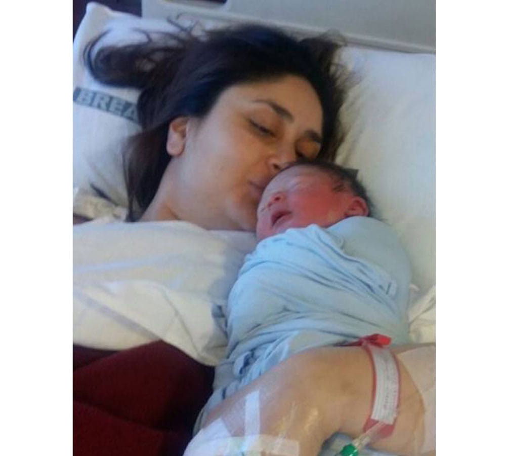 kareena kapoor khan baby taimur first picture on social media