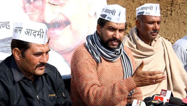 aam admi party haryana state president navin jaihind controversial statement on syl