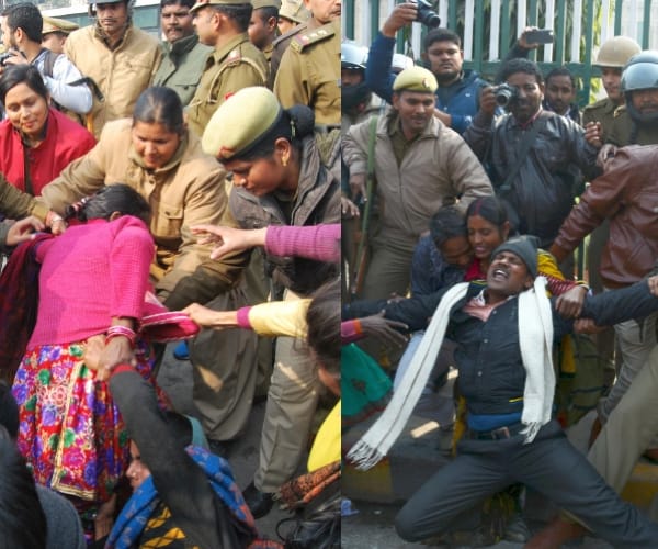 MLA's supporters and opponents clashed commotion