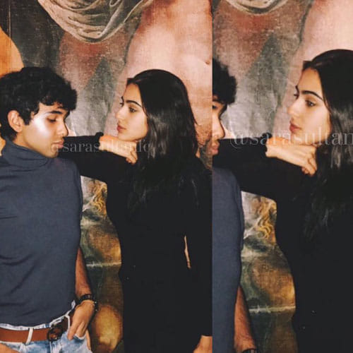 sara ali khan celebrate christmas party