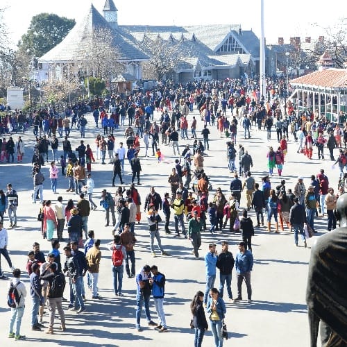 warmest winter day in shimla and solan, temperature recorded 22.3 and 28 degree celsius