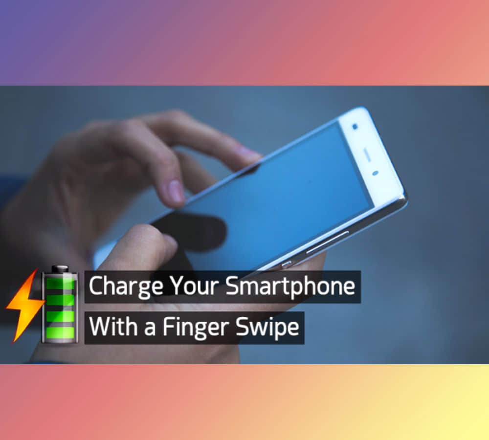 smartphone may be charged with swipe in future
