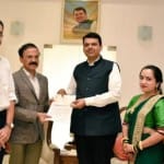 IAS Mahesh Zagade donate money to cm fund