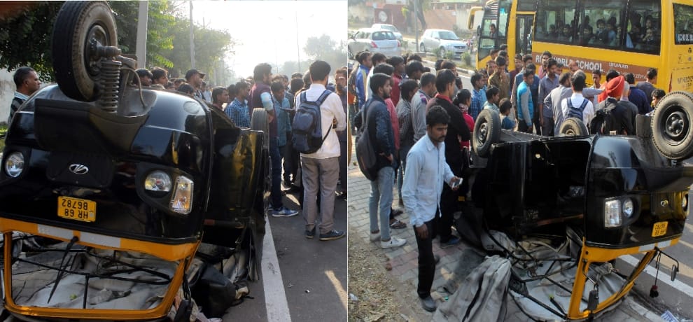 Had stopped breathing by the horrific collision, accidentally stuck on bad drivers