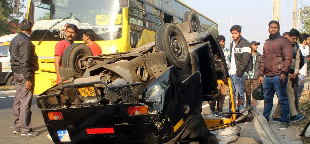 Had stopped breathing by the horrific collision, accidentally stuck on bad drivers
