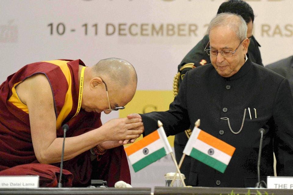 China upset as Dalai Lama meets President Pranab Mukherjee
