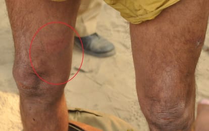 platoon commander and four home guards beaten by bahraich dm abhay