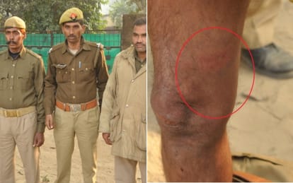 platoon commander and four home guards beaten by bahraich dm abhay