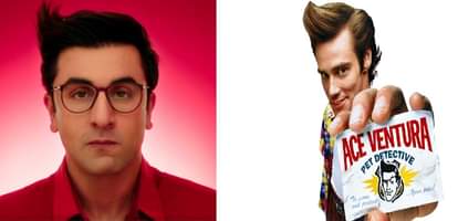 ranbir's look in jagga jasoos copied from jim carrey