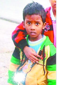  child kidnapped from outside the house 