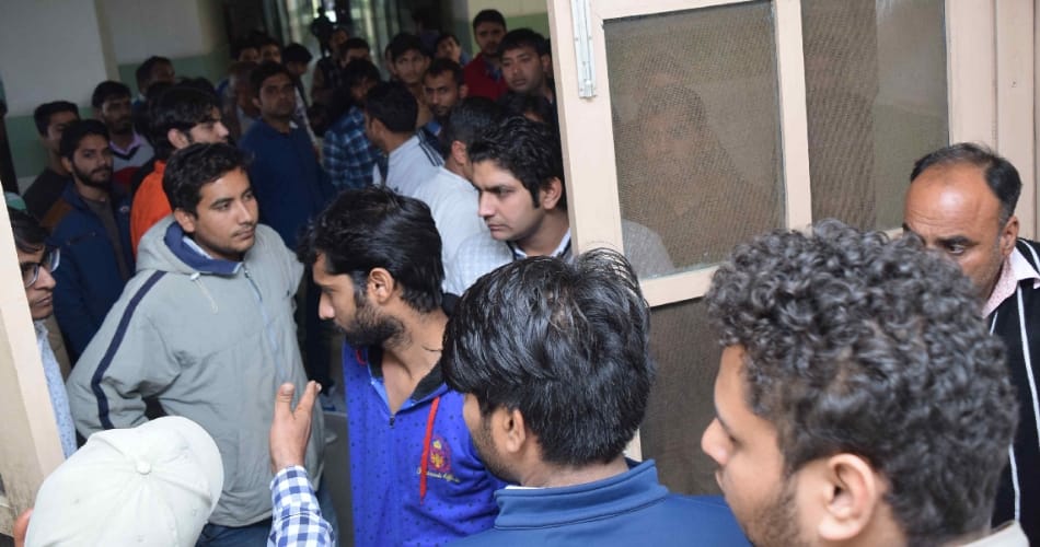 lecturer son law student sumit committed suicide in hostal at mdu rohtak of haryana