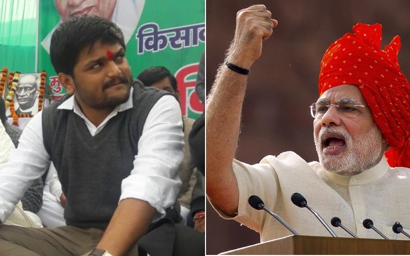 hardik patel speaks against pm modi in lucknow