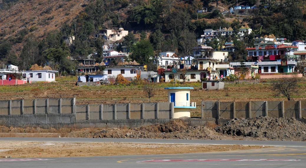 No helicopters landed on the second day
