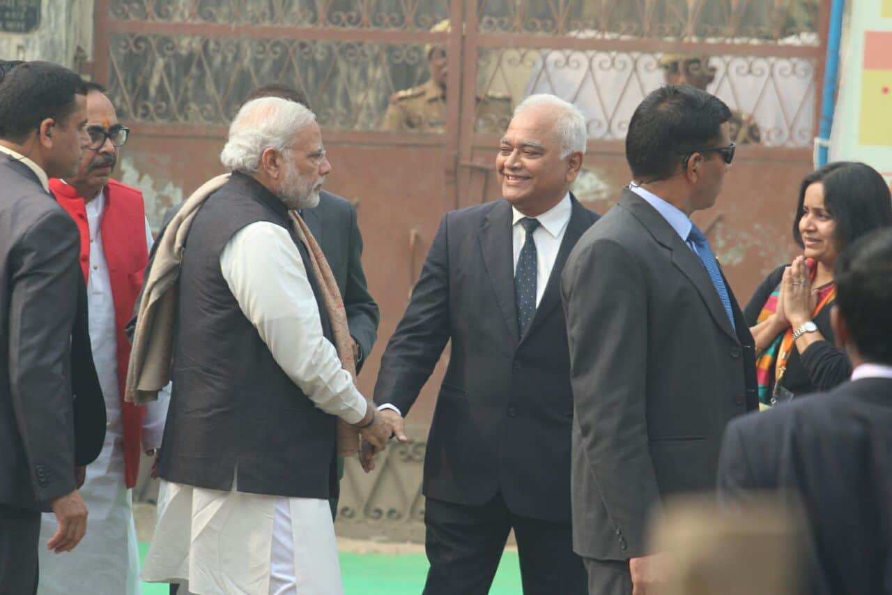 see the photos of pm modi varanasi visit