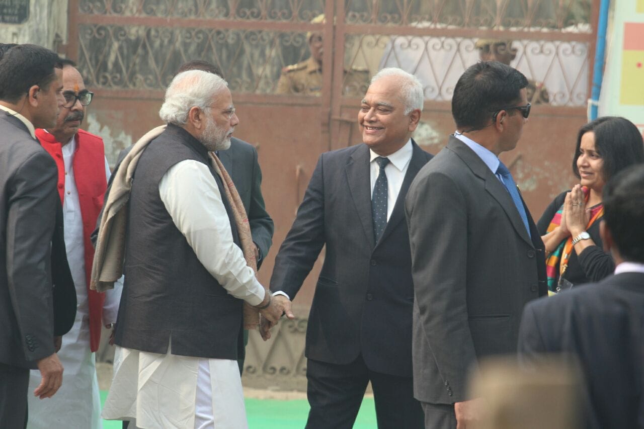 see the photos of pm modi varanasi visit