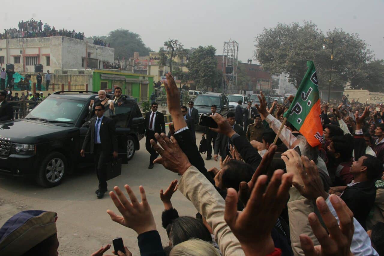 see the photos of pm modi varanasi visit