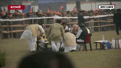 pm came varanasi with own lunch box for lunch