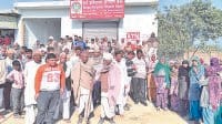 pansionist problem, bank shutter down, sonipat