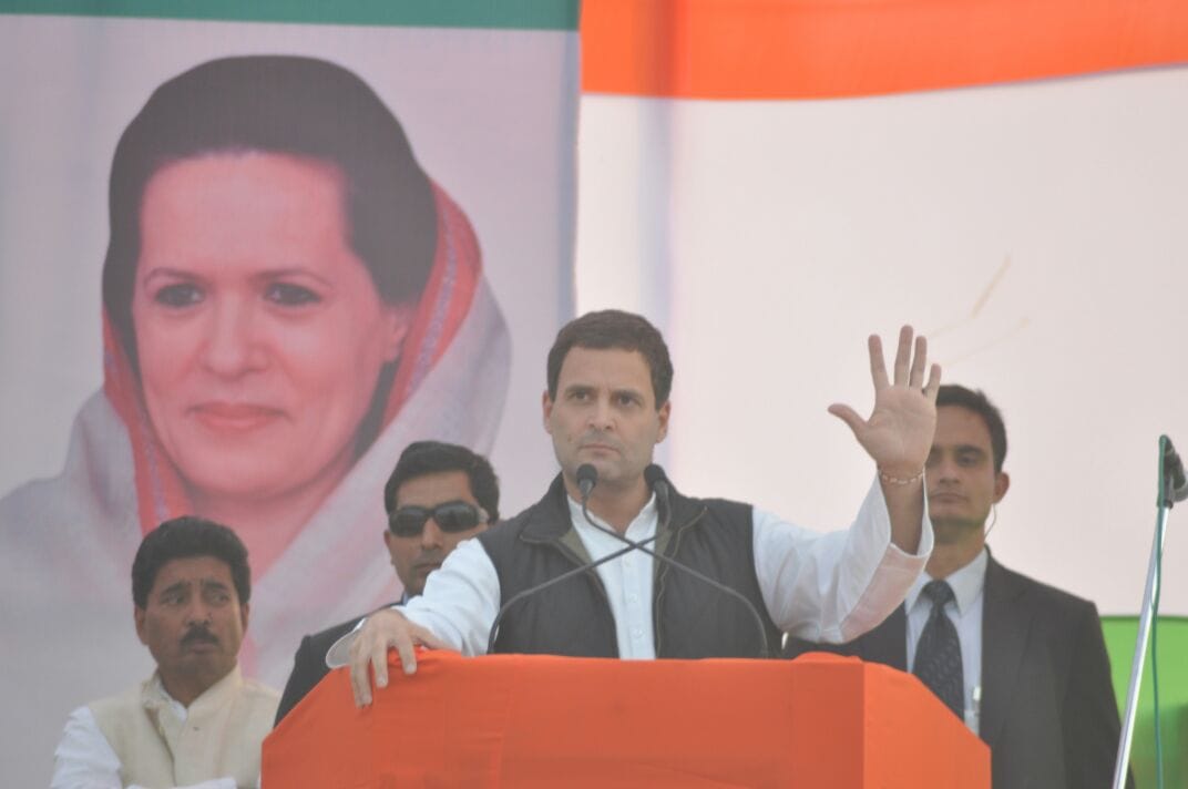 rahul gandhi rally against demonetisation in bahraich