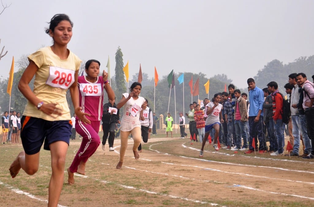 Athletic meet begins in gorakhpur university
