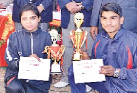 Manish and Priyanka became champion at the Games