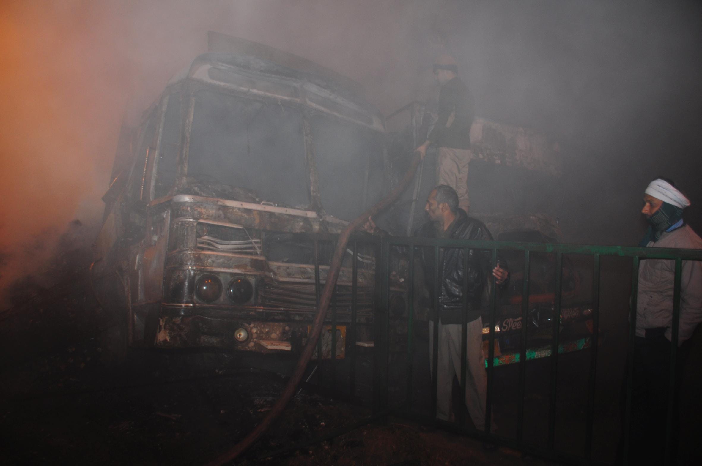 Accident on shaheed path in Lucknow.