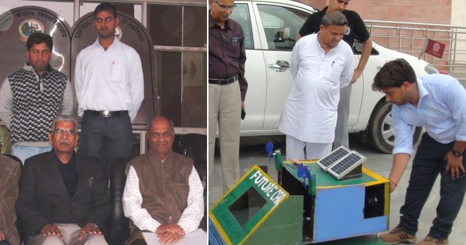 ajab gajab car invented by haryana boys, for whom no need of petrol and diesal