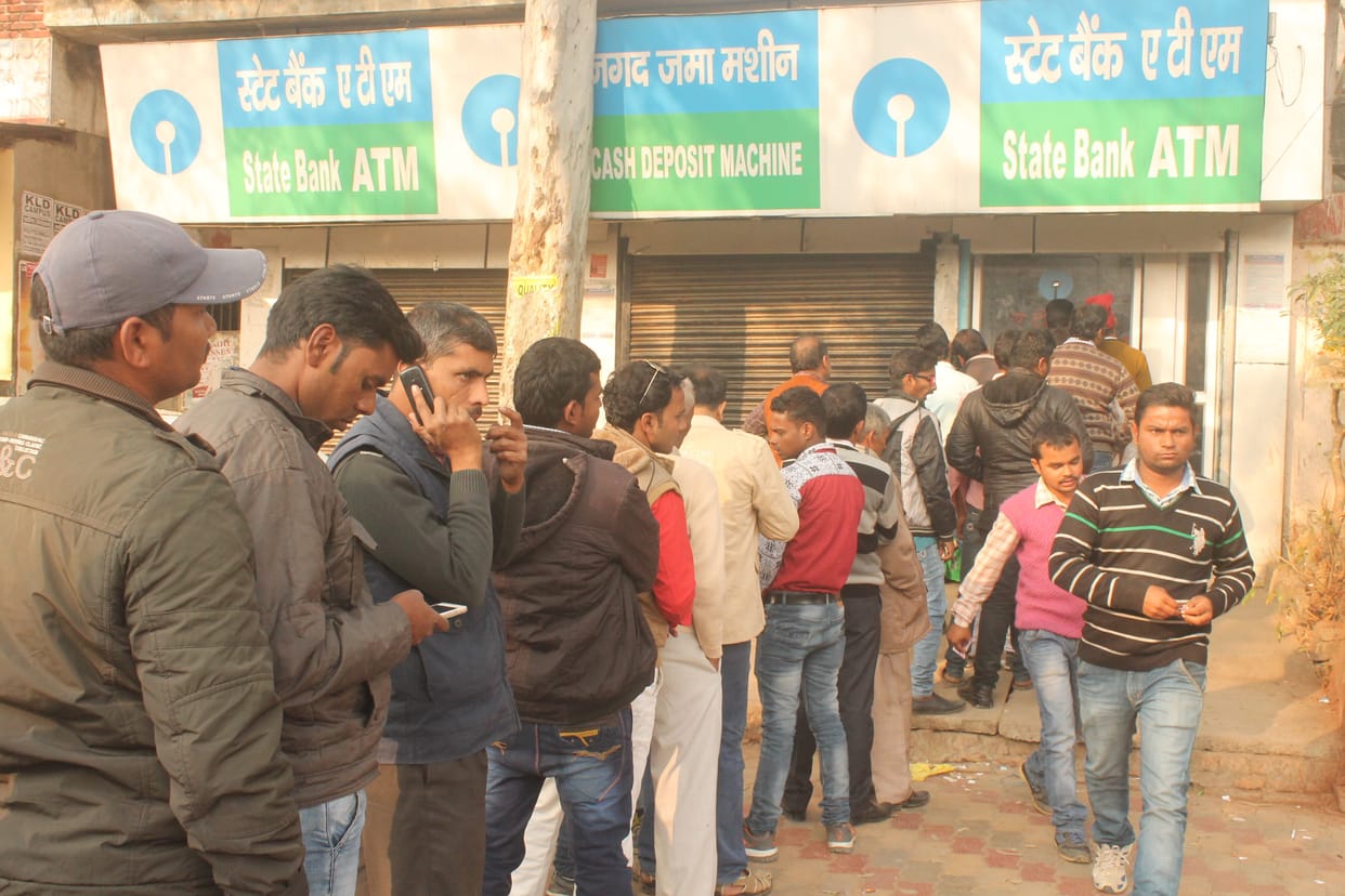 Villagers no trouble getting cash in banks