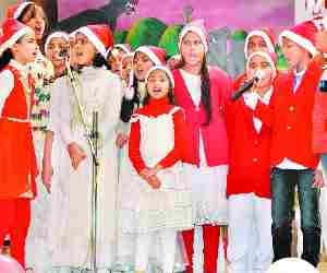 Christmas celebrated in school
