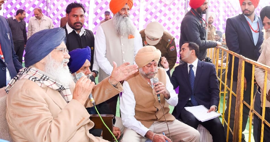 punjab cm paraksh singh badal big statement on water at bathinda