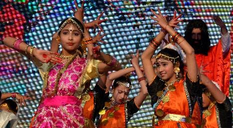 Colourful programs tied Sama