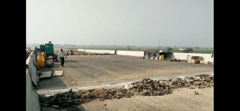 KGP Eastern Peripheral Expressway Road Cracked due to Rain