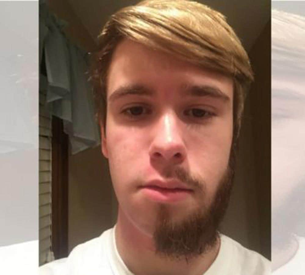 half beard man photo goes viral