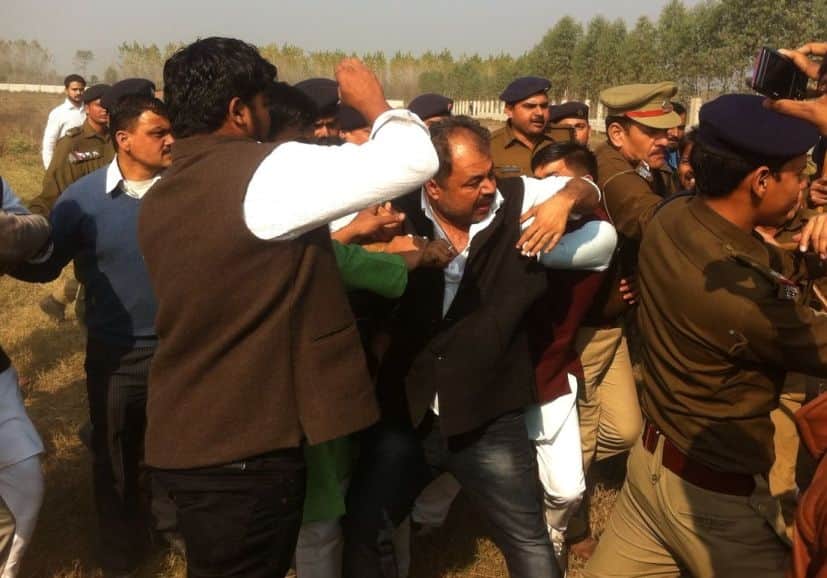 fight in dharmendra pradhan sabha