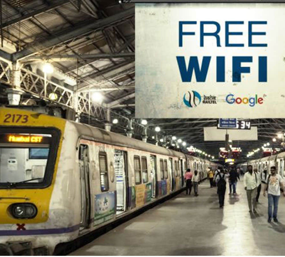 google Completes The Target Of 100 WiFi Railway Stations