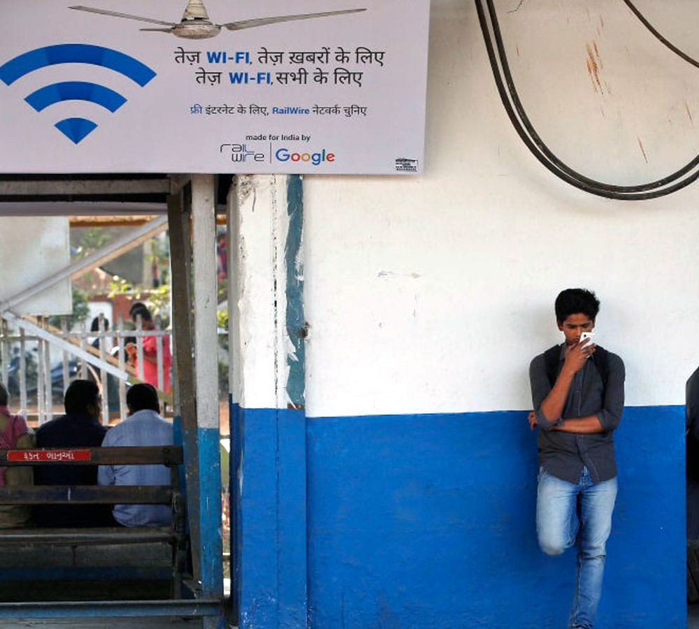google rail wire interntet how to get in rail station