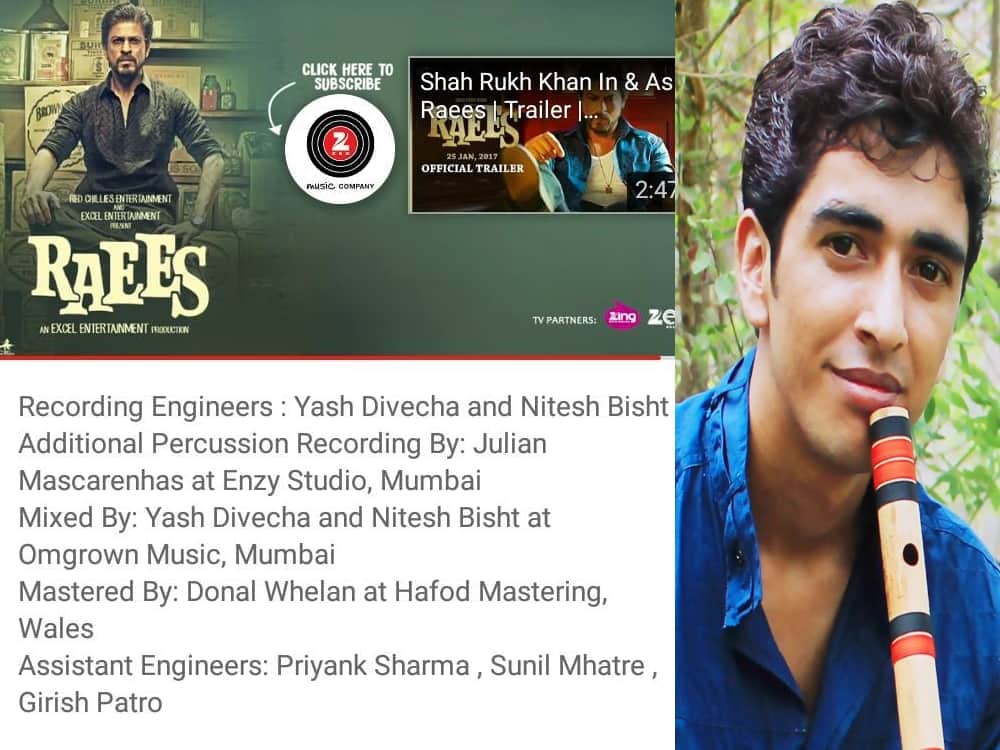 uttarakhand nitesh sound engiineer in raees