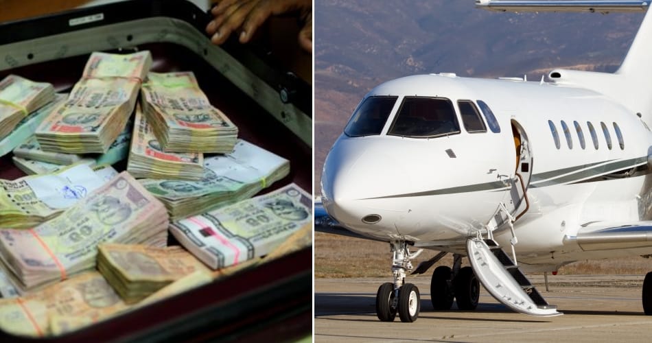 3.5 crore old currency sent from hisar to dimapur, chartered plane license cancelled
