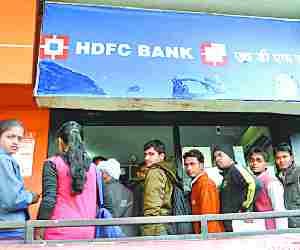 Limited cash given to people 