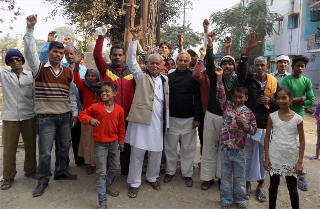 People took to the streets on dirt raging