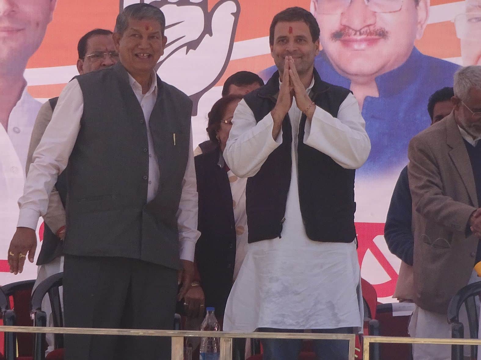 rahul gandhi almora rally photos.