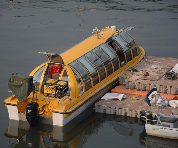 water bus in Lucknow.