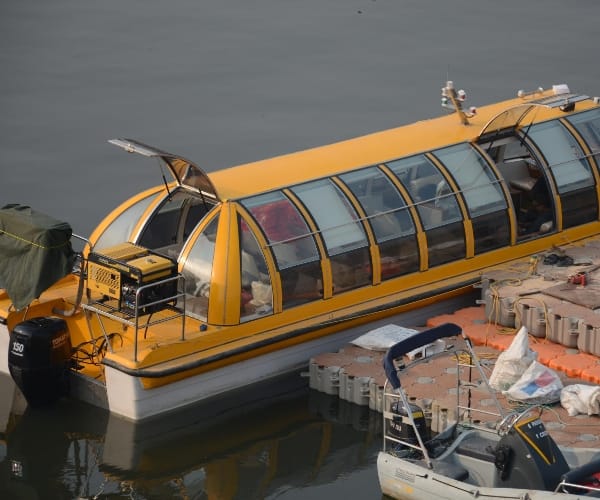 water bus in Lucknow.