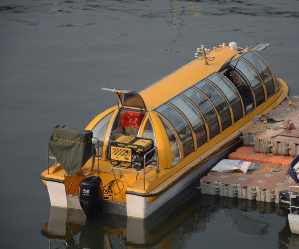 water bus in Lucknow.
